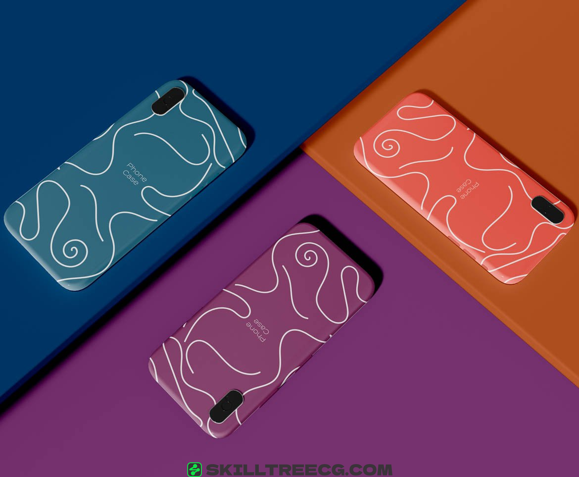 图片[4]-Smartphone Cases Mockup（005293）-技能树